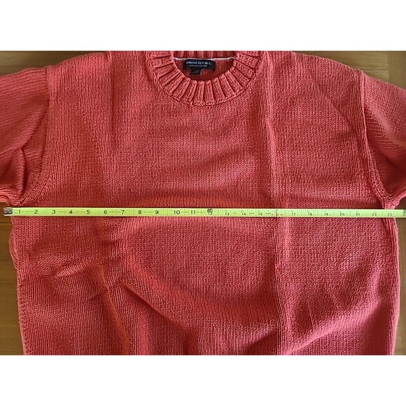 Banana Republic Organic Cotton Orange Sweater Size M - Picture 5 of 10